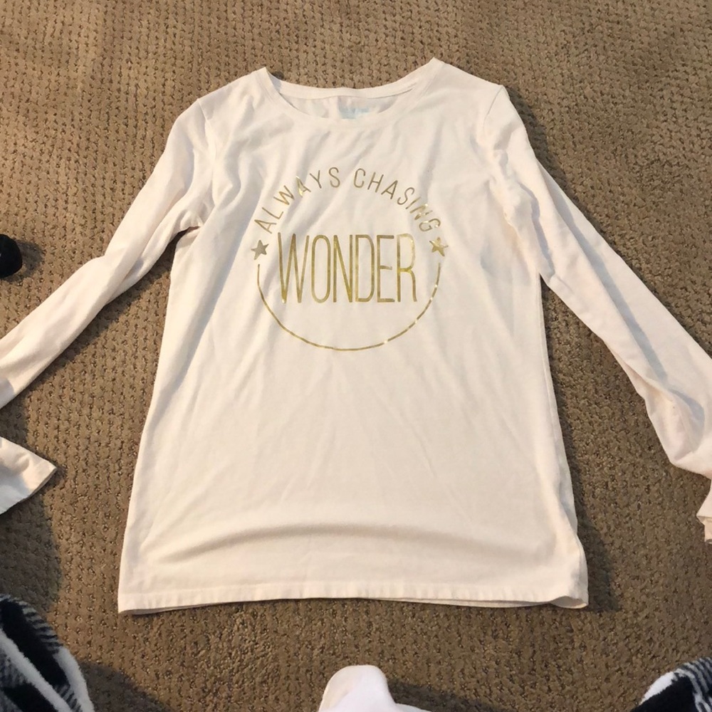 Cream Long Sleeve Shirt from Cat&Jack (Target)